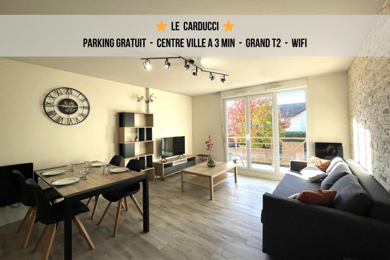 Le Carducci - Joli T2 Dans Residence Au Calme Бонвиль Экстерьер фото